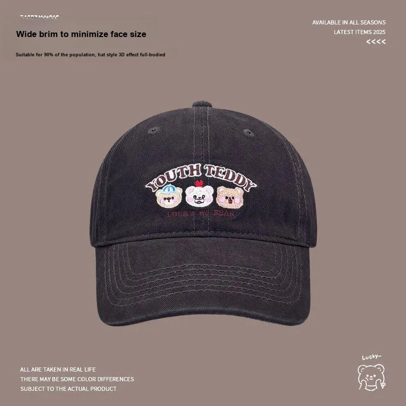 Yi Bu Kang Cotton Baseball Caps Women's-17