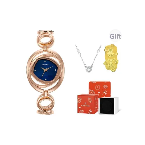 Clip Clop Кварцевый механизм сплав ремешок женские часы многоцветный циферблат