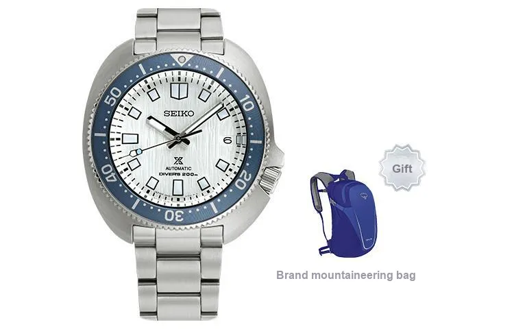 SEIKO Prospe Collection Mechanical Movement Stainless Steel Strap Watch Men's Watches White Dial-1