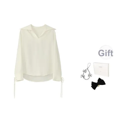 Fstudio Абрикос Женские Рубашки