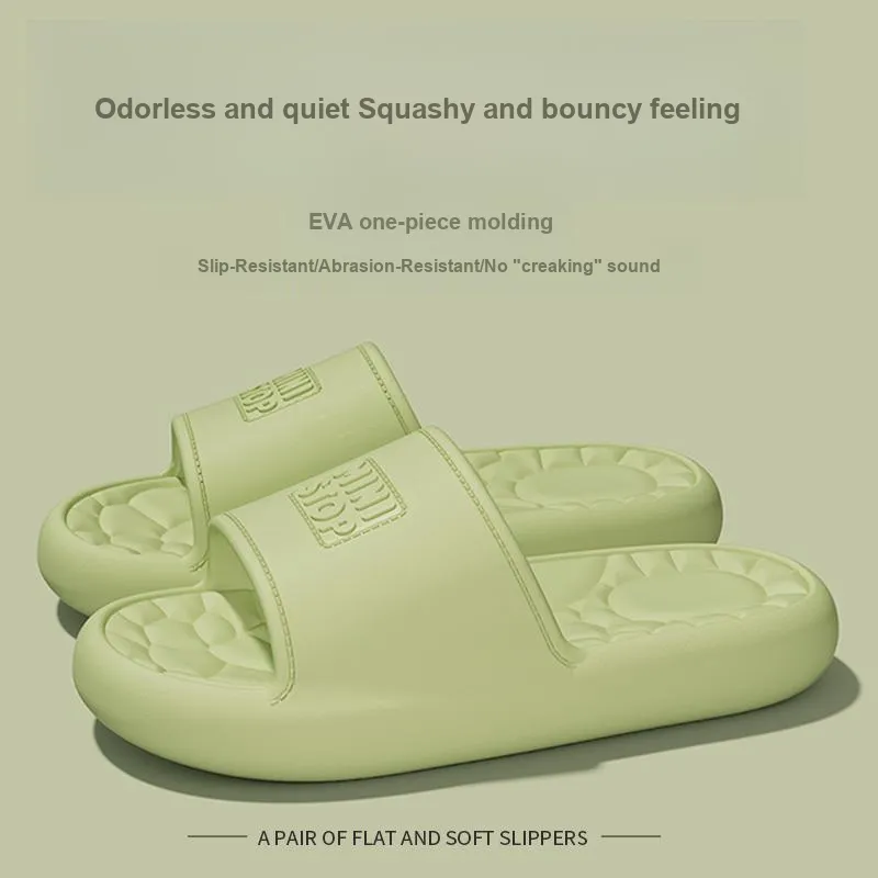 Foot Recreation Summer Comfortable Wave Slip Resistant Soft Home Slippers, Unisex-29