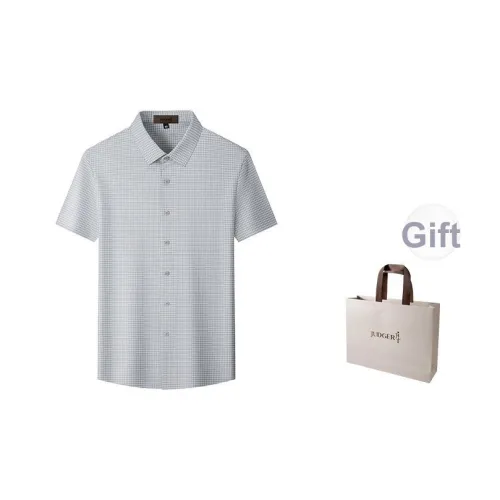 JUDGER Серый Мужская Рубашка