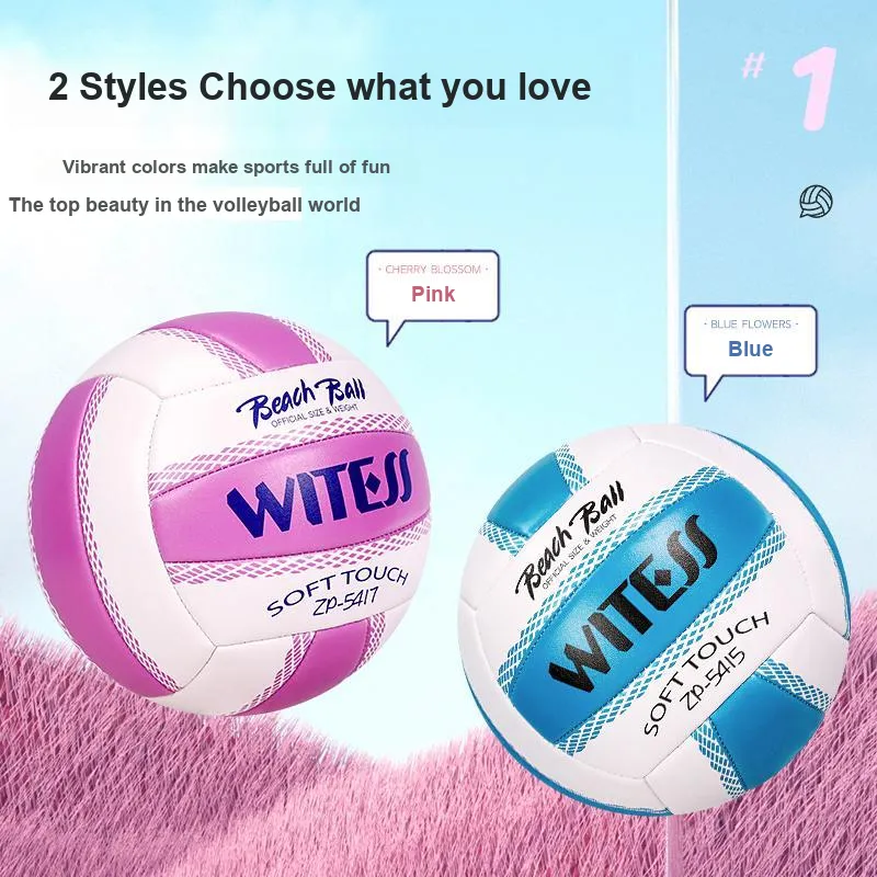 WITESS TPU Soft Leather Size 5 Ball Volleyball Unisex-4