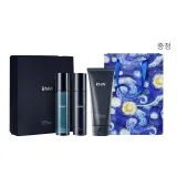남성'S 오일 컨트롤 세트 - 클렌징 밀크 150g + 모이스처라이징 로션 120ml + 토너 125ml + [스타리 쇼핑백 포함]