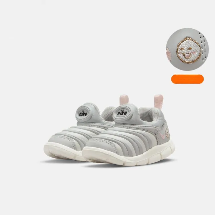 Nike Dynamo Free SE Slip Resistant Cushioning Abrasion Resistant Low Top Toddler Shoes Gray Infant And Toddler-4