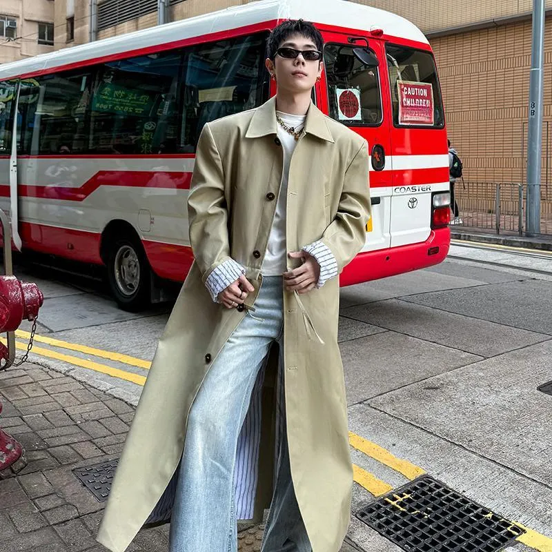 DBW DOUBLEWIN Trench Coat Unisex Khaki-2