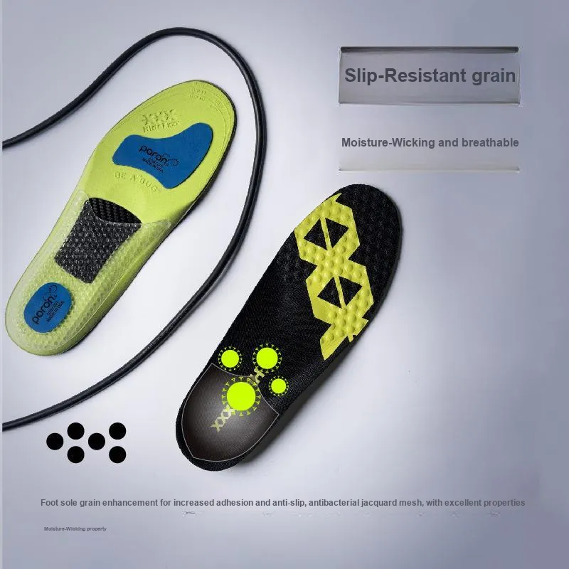 Hidefxx PORON Cushioning High Rebound Carbon Fiber Insoles Men's-4
