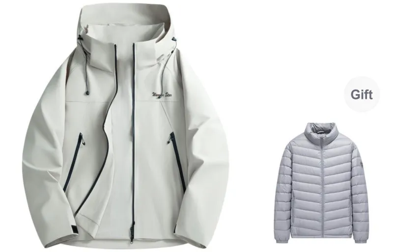 Warrior Lace Up Waterproof And Windproof Windbreaker Jacket Unisex-2