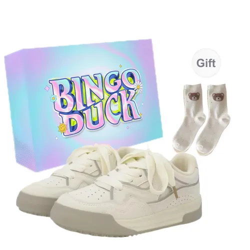 BINGO DUCK Low Top Skateboard Shoes Women's