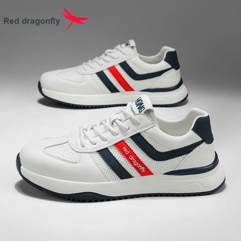 RED DRAGONFLY Men's Casual Shoes Men's Comfortable Low Top Round Tip-13