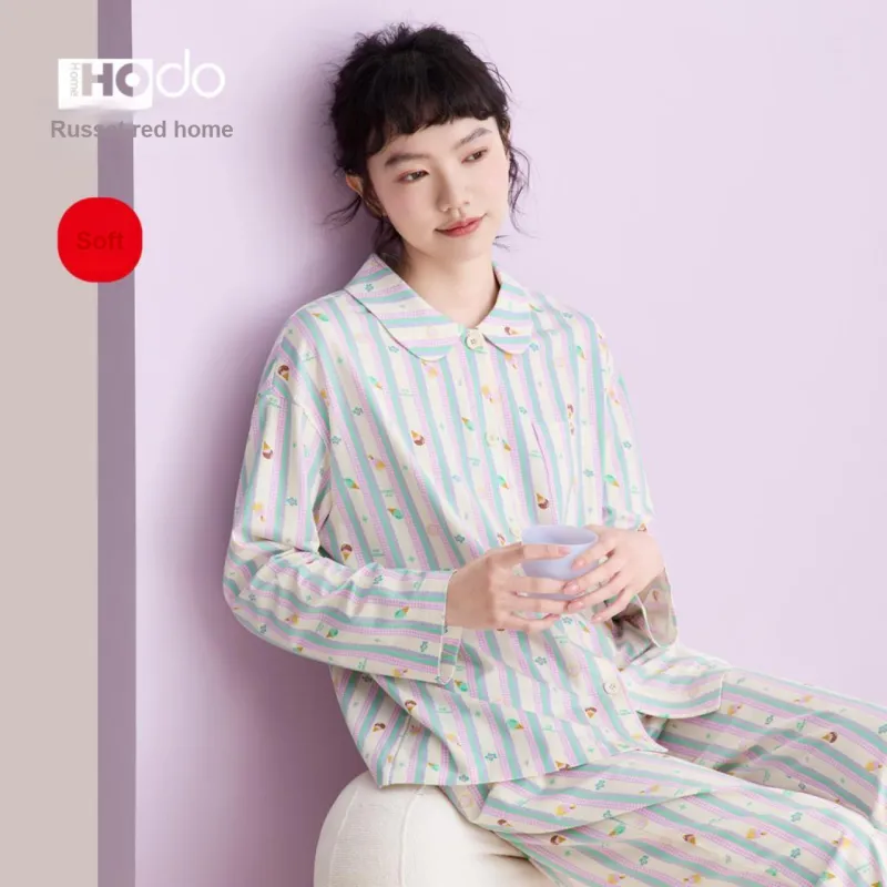 Red Beans At Home Pajama Set Women's-1