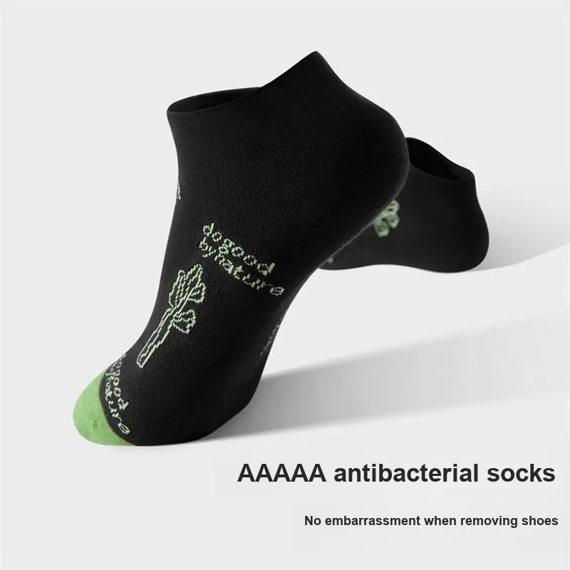 Crabsecret No Show Socks Men's 5 Pack-3