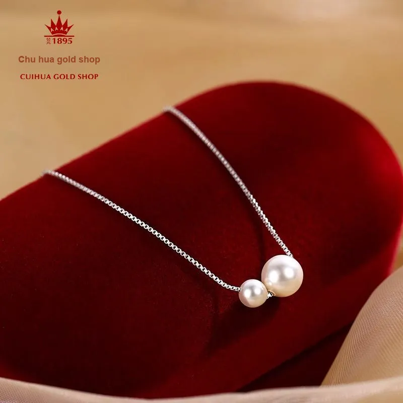 Cuihua Gold Shop Pearl Necklaces Women's-3