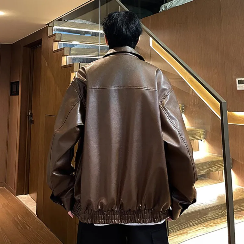 EOOVEN Leather Jackets Unisex-11