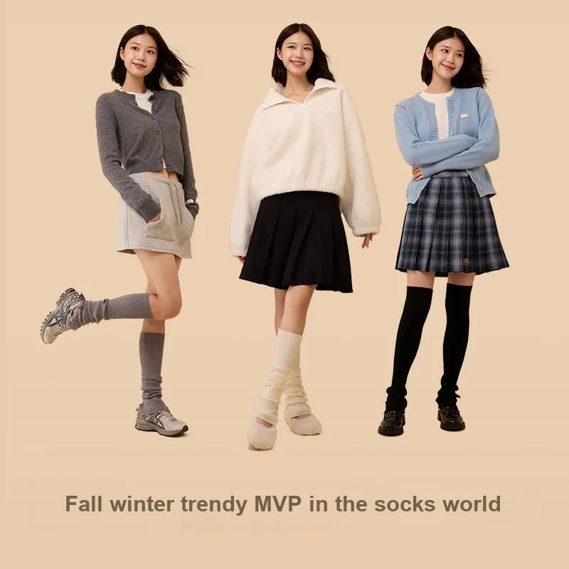 YOUKESHU Mid Calf Socks Women's-15