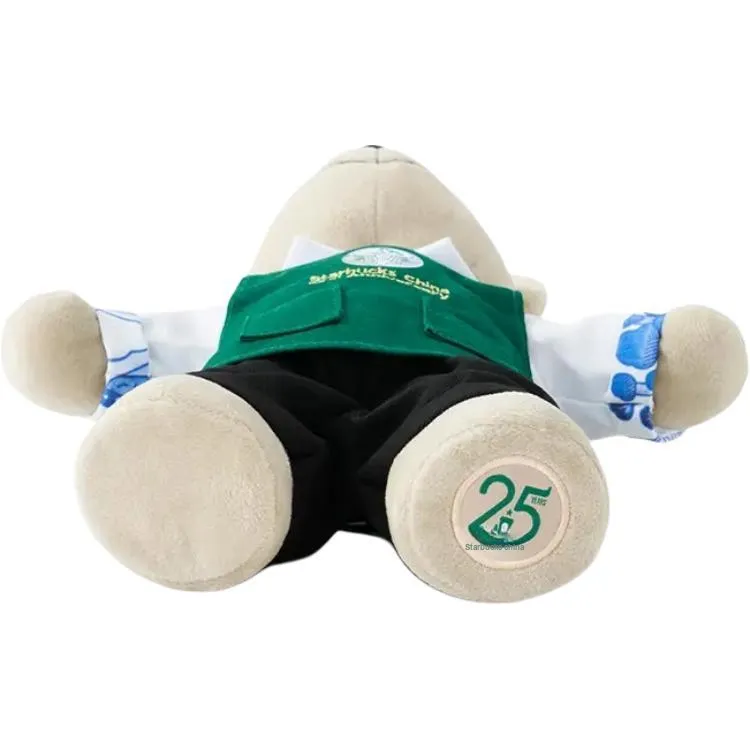 Starbucks 25th Anniversary Collection Dolls Plush Doll Small Size Tall-2
