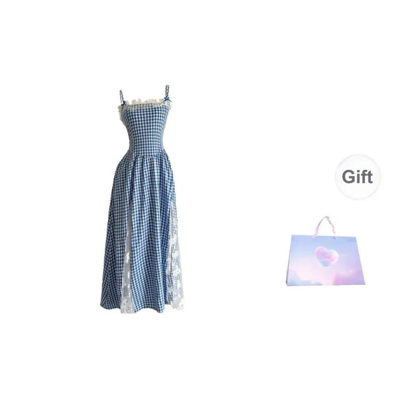 Aghr Slip Dress Women's Sky Blue-4