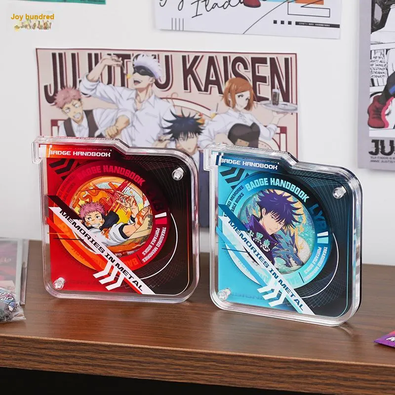 LIGHT YOUR BRICKS Lu Yi Bai Jujutsu Kaisen Badge Brick Model Accessories-2