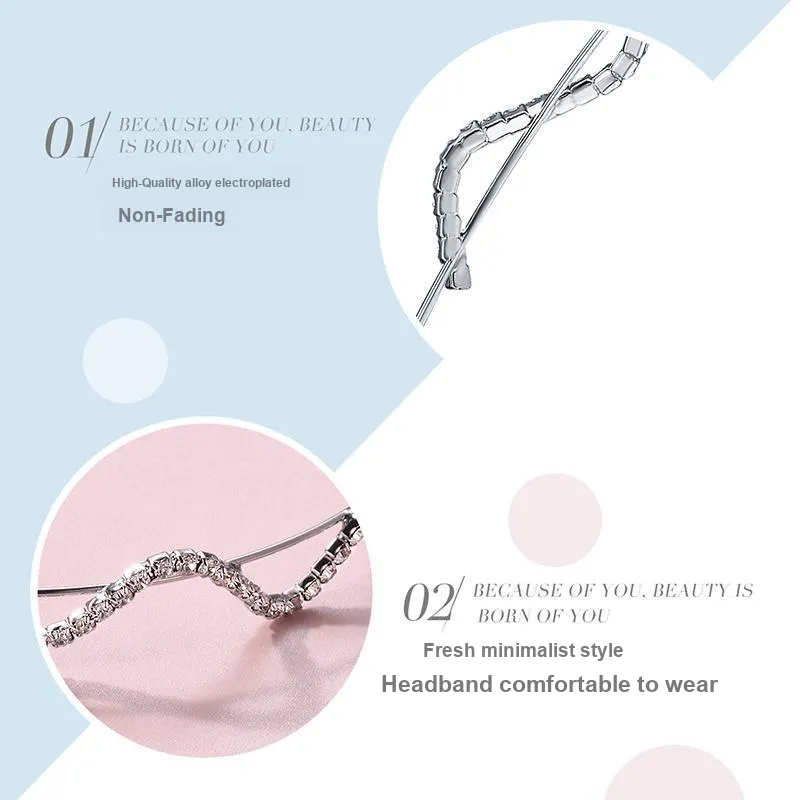Yiru Alloy Gold Plated Headbands Women's-5