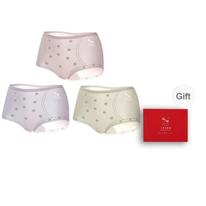 RED DRAGONFLY Underpants Women's 3 Pack Gift Box Set-8