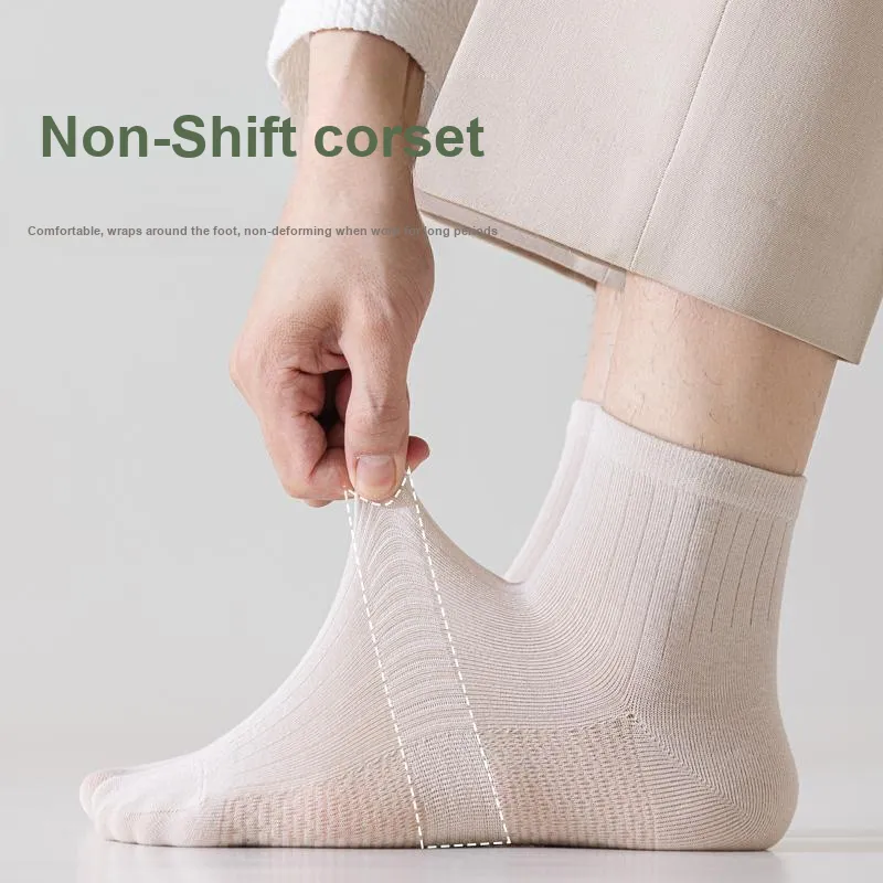 PLANDOO Mid Calf Socks Men's 5 Pack-6