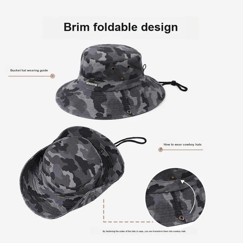 DENSSYNE Cotton Bucket Hats Men's-2