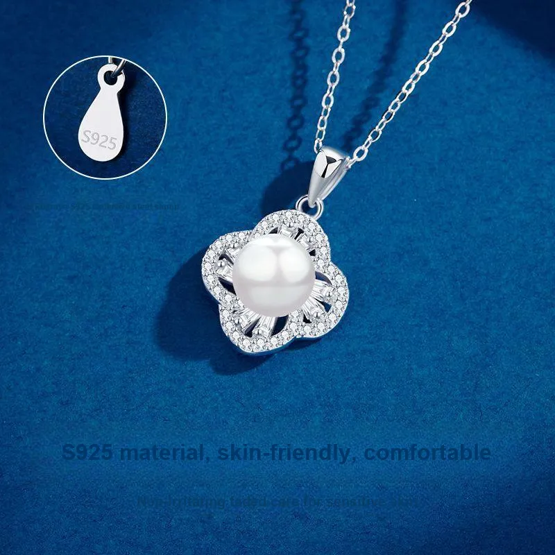 MOVER S925 Silver Necklaces Women's-2