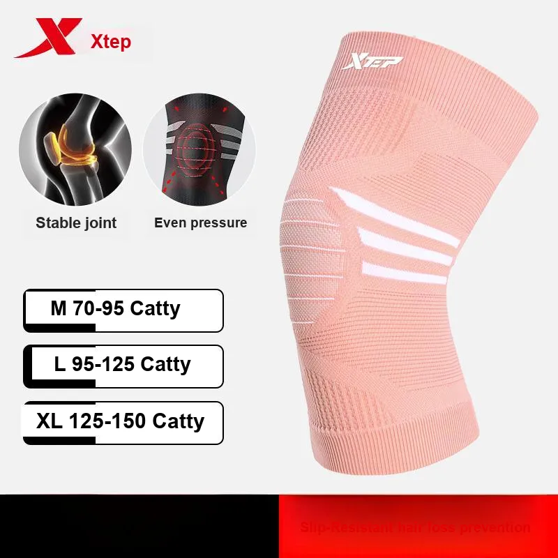 XTEP 987 Knee Pads Running Tennis Fitness Unisex Nylon Elastane-1