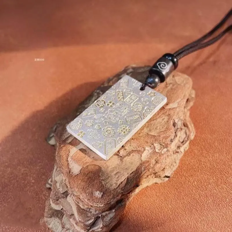 NSAOT 999 Fine Silver Pendants Unisex-3