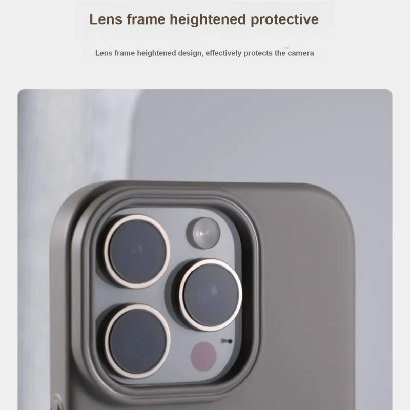 DEPA PC Material Solid Color Minimalist Thin Ring Magnetic Phone Cases Compatible With Apple 11/16 Collection-2