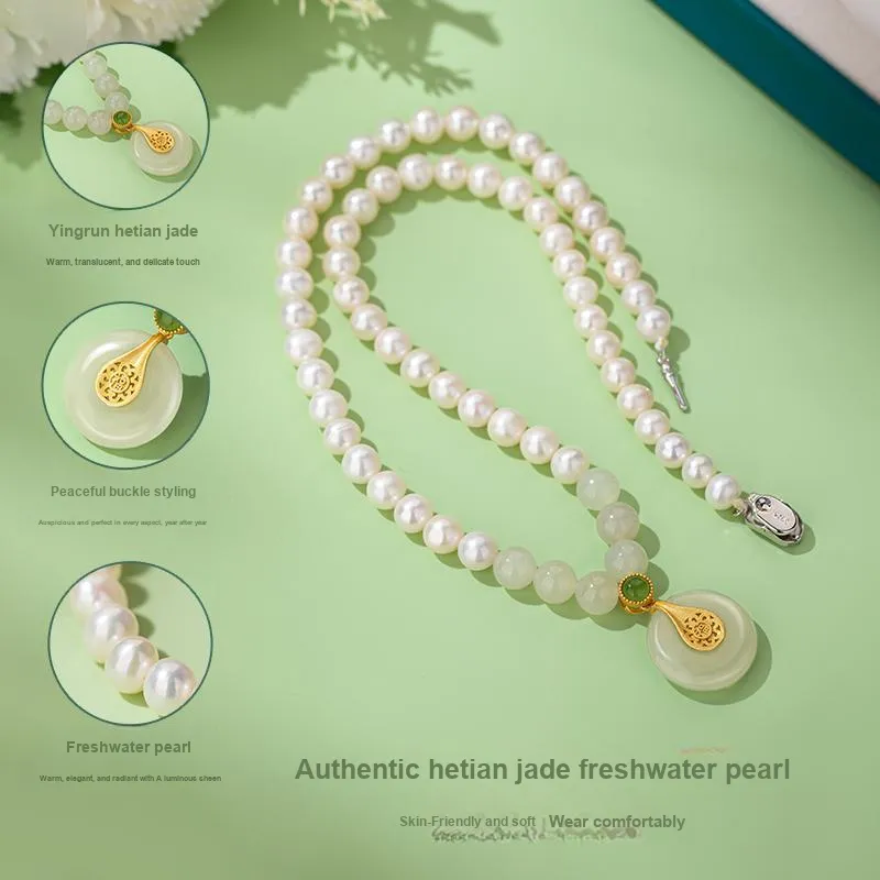 Mofei Pearl Necklaces Women's-2