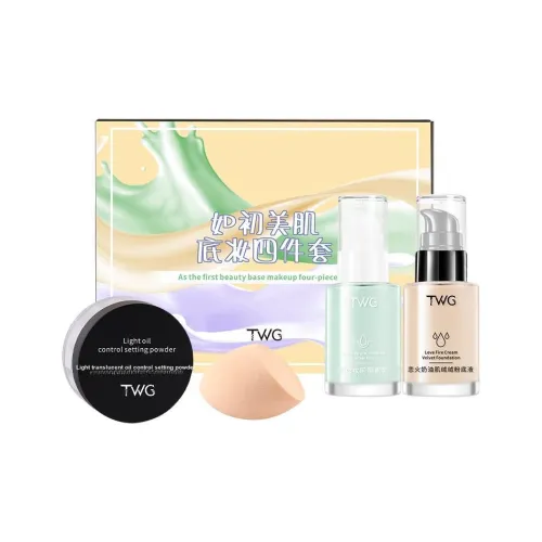TWG Праймер и Фундиция Комплект Наборы Макияжа Нет TRANSFER Прозрачный Легко Распределяющийся Без Эффекта "Слоистости"