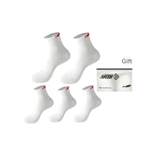 AFISH Носки Crew Мужская Сумка для покупок 5 пар