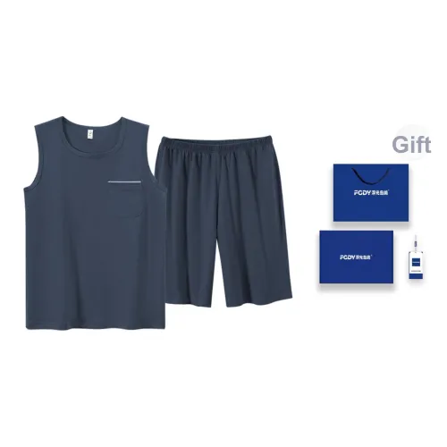 Floating Light Islands Пижама Набор Мужской Коробка Пыльно-Синий