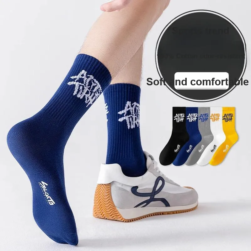 LUOLIAN Mid Calf Socks Unisex 4 Pack-69