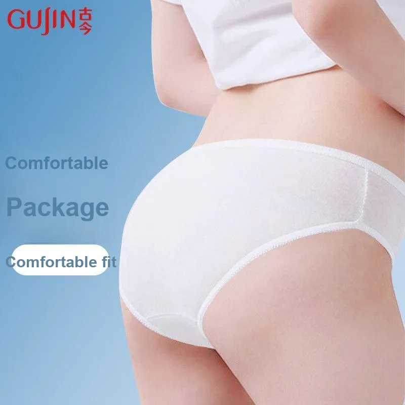 GUJIN Underpants Women's Combo Set White-4