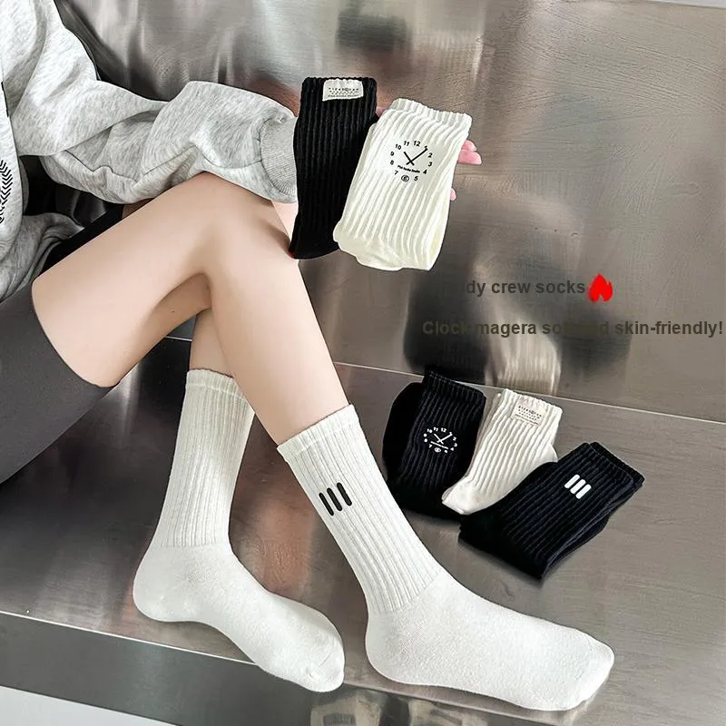 Lan Miao Knee High Socks Women's Combo Set-4