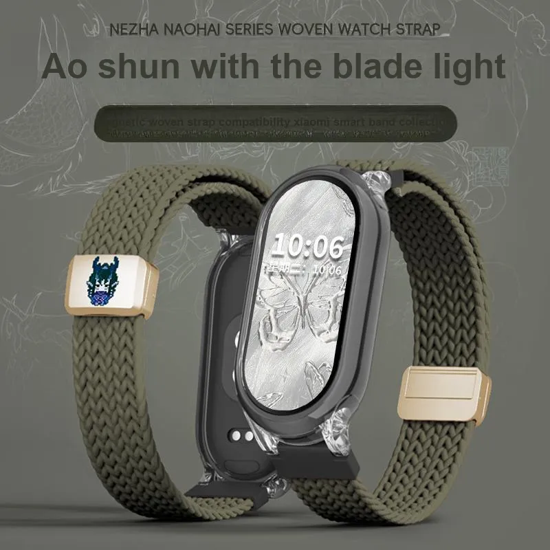 Mr. Strap Watch Bands Xiaomi Compatibility 145~210mm Fabric Material Unisex-16