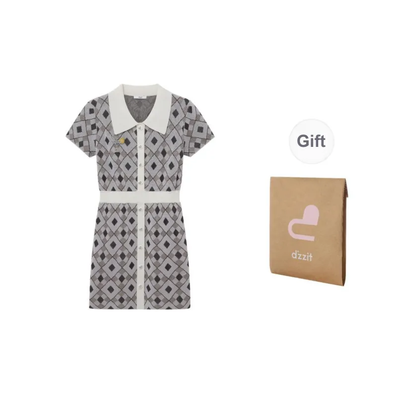 D'zzit Short Sleeved Dress Women's-4