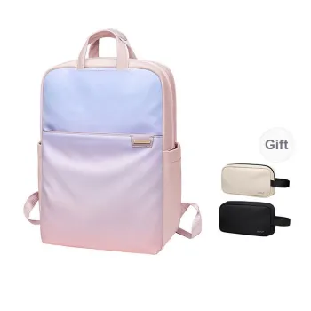 GOLF Fabric Backpack Women's Blue Pink