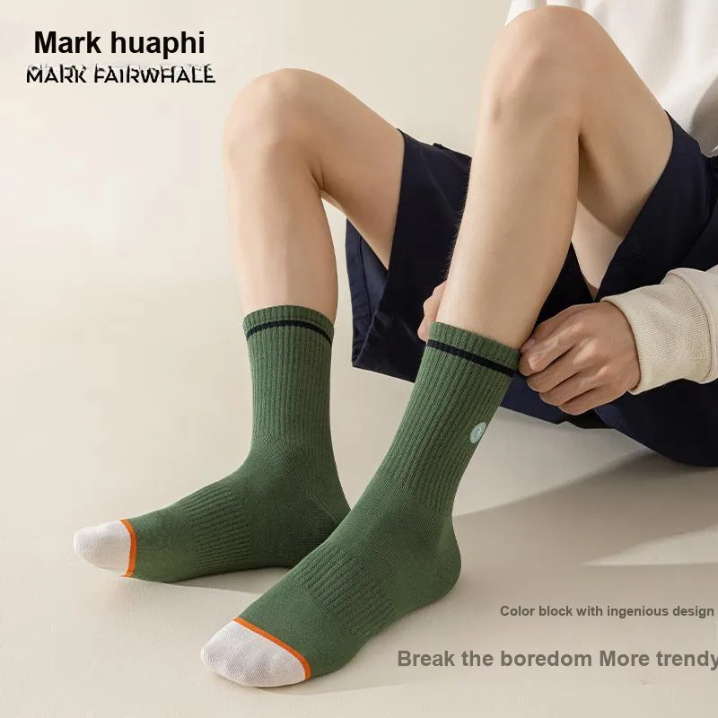 FAIRWHALE Knee High Socks Unisex Shopping Bag 5 Pack-5