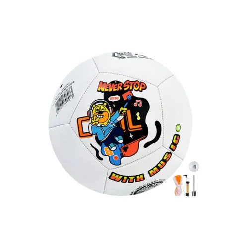 PEAK x XIONGCHUMO Size 4 Soccer PVC Machine Stitched Soccer Ball Unisex Red White