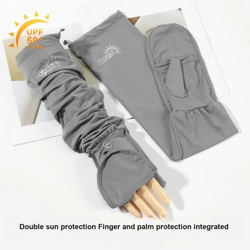 Shanghai Story Polyester, Elastane Sun Protection Sleeves Women's-13