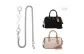 [Crossbody Style]Silver Four-Leaf Clover Chain 100cm