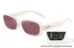Iridescent Frame with Wine Red Lens