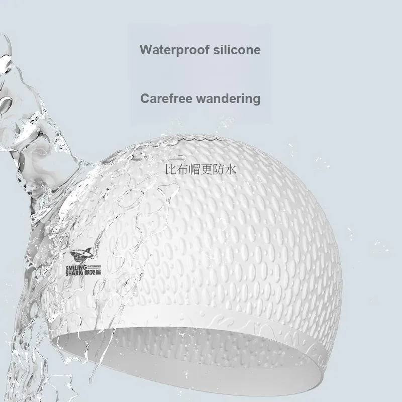 SMILING SHARK Swimming Caps-5
