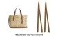 Milk Tea Underarm Shoulder Strap 81cm[2 Pack]