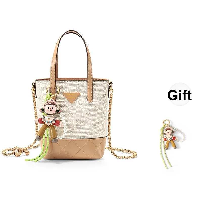 MashaLanti PVC Handbag, Crossbody Bag, Shoulder Bag, Bucket Bag Women's Multicolor-12