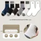Dark Blue, Black, Dark Brown, Gray, Ecru, Random 2 Pack (7 Pack)