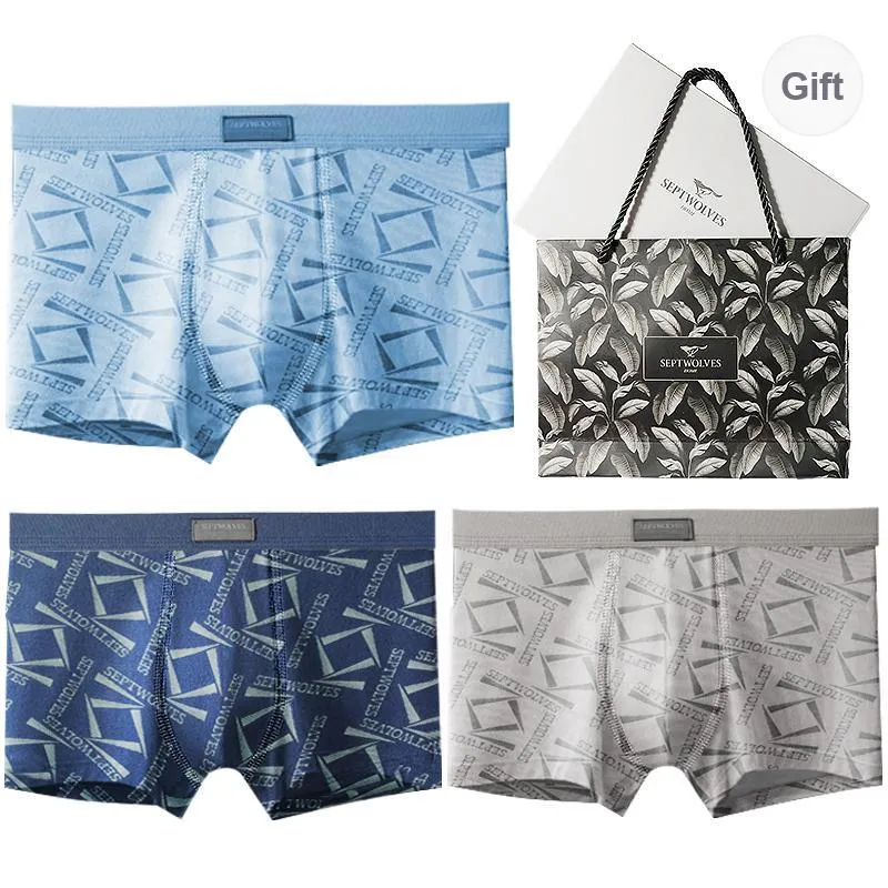 SEPTWOLVES Boxer Shorts Men's Box 3 Pack-6